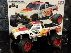 Tamiya 58086 1/10 RC Monster Racer Toyota Hilux - Boxed Working - Very Rare! - Picture 1 of 24