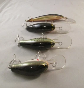 3 esche da pesca vintage Bagley's DB3 + 1 usate è in ottime condizioni - Foto 1 di 16