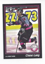 2014-15 Calgary Hitmen (WHL) Chase Lang (Jacksonville IceMen)