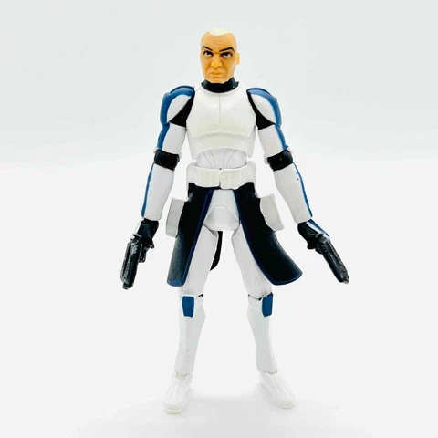 Star Wars The Clone Wars Captain Rex Trooper 3.75" Action Figure Loose Toy CW01 Cover
