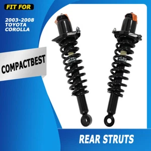 2 PCS Rear Struts for 2003-2008 Pontiac Vibe 1.8L 171373 FREE SHIPPING - Picture 1 of 12