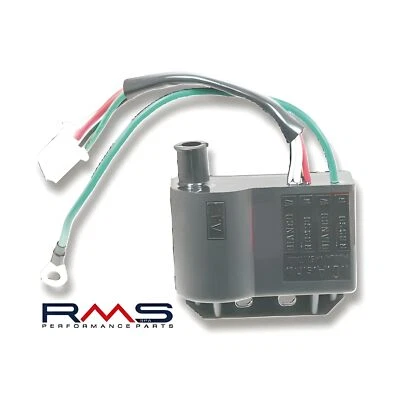 CDI Zündeinheit RMS für Ducati Zündung 60cm Kabel 2 Stecker 1 Masse Malaguti - Bild 1 von 4