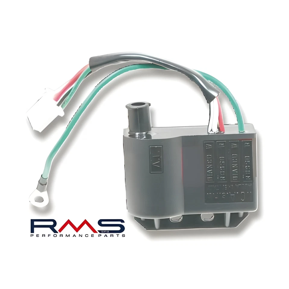 CDI Zündeinheit RMS für Ducati Zündung 60cm Kabel 2 Stecker 1 Masse Malaguti - Bild 1 von 4