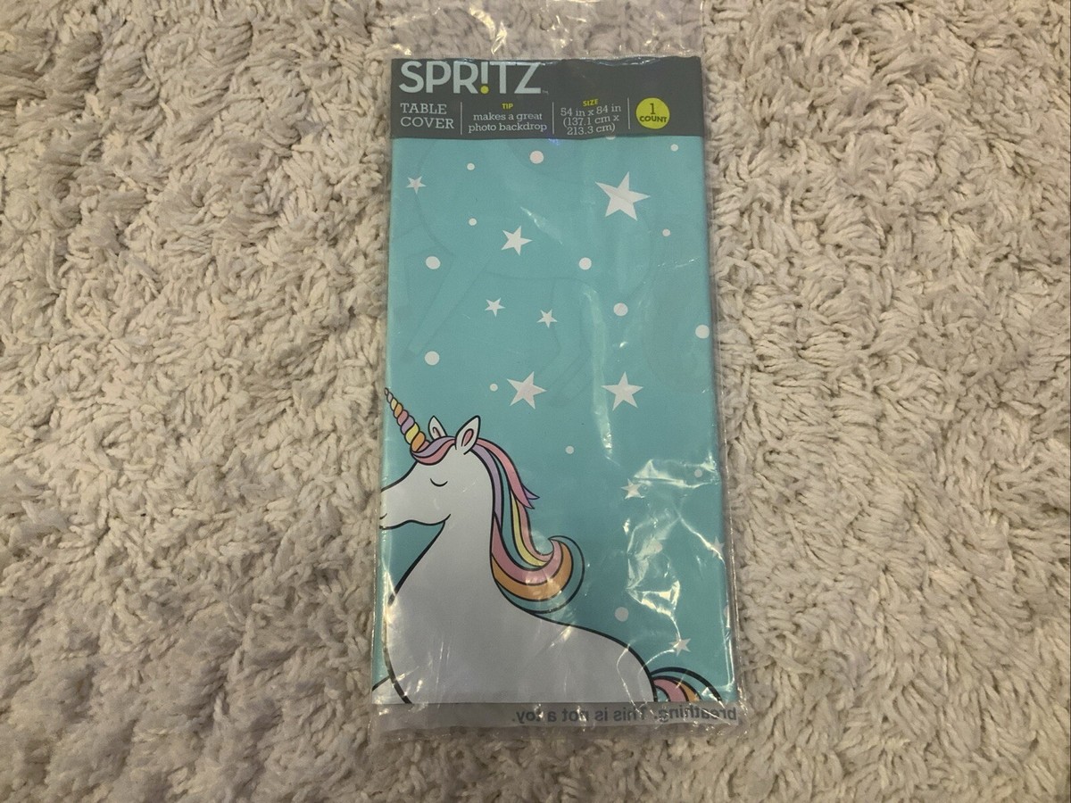 Mantel De Unicornio - 137x274cm (Fiesta Infantil)