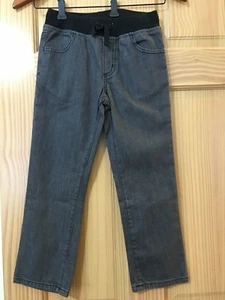 NWT Gymboree Boys Gray Pull on Ribbed Waist Straight Jeans Outlet Many sizes - Picture 1 of 1