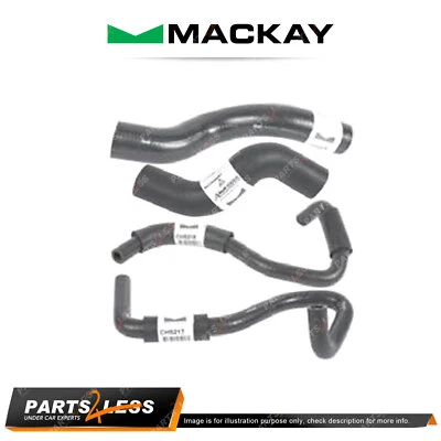 Mackay Radiator + Heater Hose Set fits Holden Colorado RC Rodeo RA R9 3.0L 01-12 - image 1 of 2