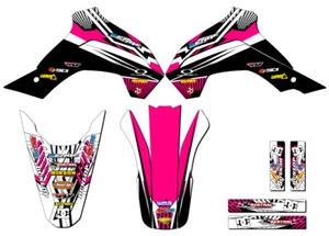 Kit de gráficos KLX 140 G MAYHEM rosa Senge 2019-2020 compatible con Kawasaki - Imagen 1 de 10