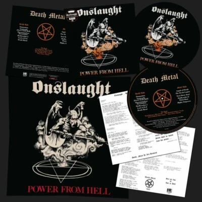 ONSLAUGHT Power from Hell PICTURE DISC LP Heavy metal thrash speed death punk - Image 1 of 2