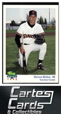 Steven Rolen 1992 Classic Best San Jose Giants #3  San Francisco