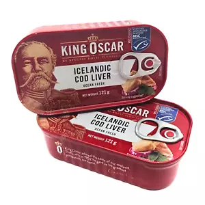 12 x 135g Dose | King Oskar Dorschleber in eigenem Saft, Cod Liver | Netto 121 g - Bild 1 von 9