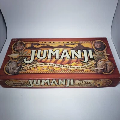 Jumanji The Game 1995 Board Game Age 8+ Milton Bradley Complete - Image 1 of 4