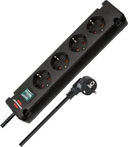 Bremounta 4 fach Steckdosenleiste mit Schalter, Mehrfachsteckdose und 1,5 m Kabe - Bild 1 von 4