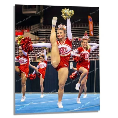 8x10 College Girl Cheerleaders 2000s Group Candid EXCLUSIVE Photo Print CHE088 - Image 1 of 3