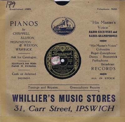 DUKE ELLINGTON Get Yourself A New Broom / Stormy Weather UK 1933 Brunswick 01527 - Image 1 of 3