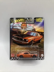 FORD MUSTANG BOSS 302 1969 ARANCIONE MODELLINO AUTO PRESSOFUSO DI HOT WHEELS JBL20 - Foto 1 di 2