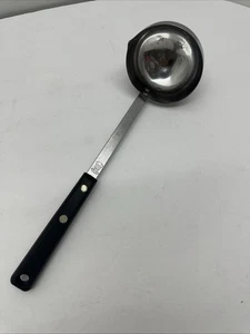 EKCO Forge Suppenkelle Edelstahl dunkler Holzgriff 10,5" - Bild 1 von 7