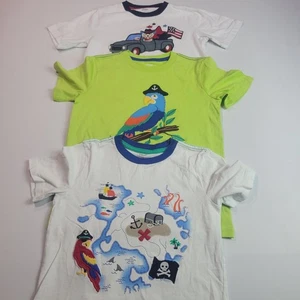 Gymboree Boys T-Shirts Size 8 Pirate & Patriotic Themes Cotton - Picture 1 of 12