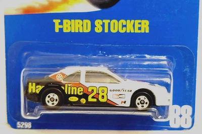 Tarjeta azul Hot Wheels 1990 - #88 T-Bird Stocker - ruedas "básicas" muy raras - bonitas Foto 1 de 4