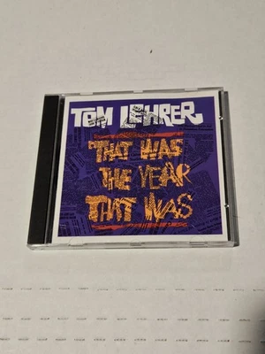 Tom Lehrer - That Was The Year That Was CD 1996 Reprise Comedy Folk - Image 1 of 3