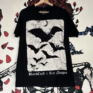 Black Craft x Rue Morgue Cult Black Goth Emo Punk Shirt Release the Bats II M - Bild 1 von 3