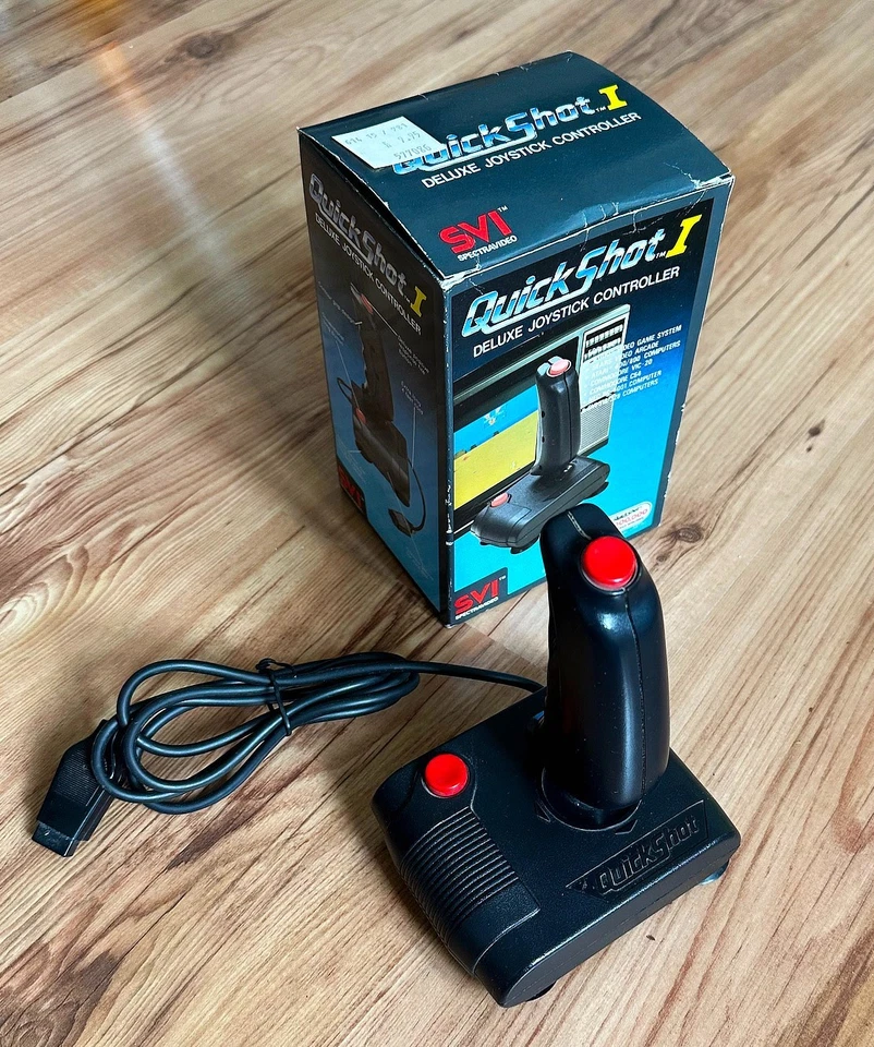 🐦‍🔥 Quick Shot I – Joystick Controller – für C64, Amiga, Atari etc. OVP /Boxed - Bild 1 von 1