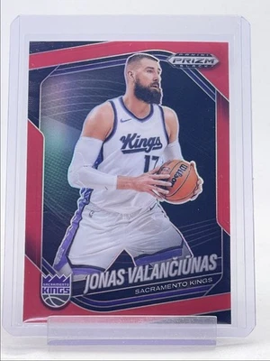 JONAS VALANCIUNAS 2024-25 PANINI PRIZM BLACK RED KINGS B /299 Q4193 - Image 1 of 2