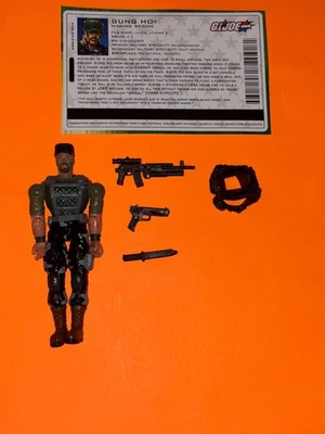 Figura completa 2004 con tarjeta GI Joe Gung-Ho v14 Night Force ARAH Valor vs Venom Foto 1 de 4