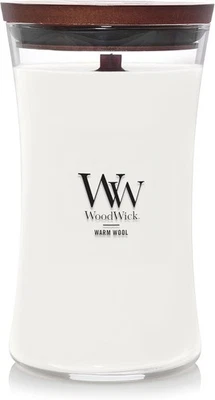 WoodWick Large Hourglass Candle, Warm Wool, 21.5 oz - Image 1 of 3