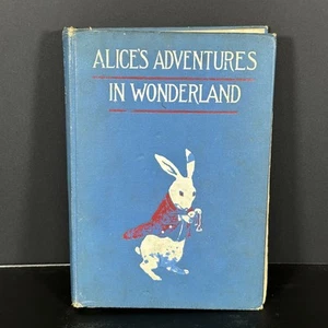 Antique Lewis Carroll ALICES ADVENTURES IN WONDERLAND Book GUTMANN Illust. 1907 - Foto 1 di 9