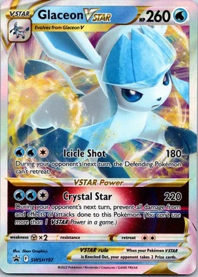 Glaceon VSTAR - Promo SWSH: Sword & Shield Promo Cards SWSH197 NM - Image 1 of 2