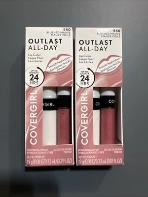Covergirl Outlast All-Day, Lip Color Set # 550 Blushed Mauve CoverGirl - 2 Pack - Image 1 of 4
