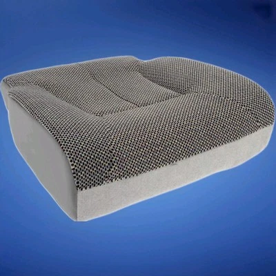 99-00 RAM 1500 2500 3500 EXT OR CREW CAB DRIVER GRAY MIST CLOTH SEAT CUSHION - Image 1 of 4