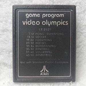 Atari 2600 Game Program Video Olympics CX-2621 Video Game Cartridge - Picture 1 of 4