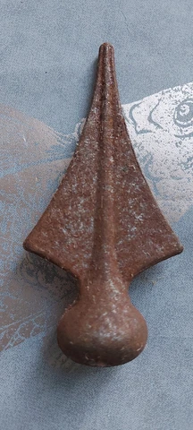 VINTAGE WROUGHT CAST IRON GARDEN GATE FENCE FINIAL  ARCHITECTURAL SALVAGE GOTHIC Cover