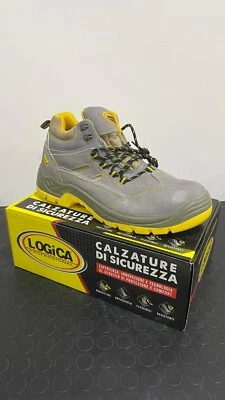 Logica Scarpe Antinfortunistica Alta Jambo2 S1P Marrone - Giallo Linea Yellow... - Immagine 1 di 2