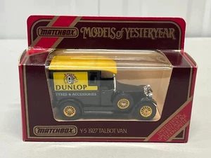 Matchbox Models of Yesteryear Y-5 1927 Talbot Van Dunlop Limited Edition BOXED - Picture 1 of 7