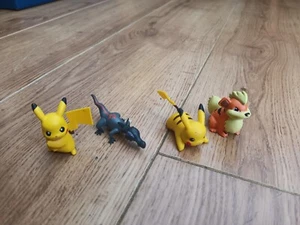 Pokemon Tomy Nintendo Figures Bundle Growlithe Pikachu Salandit - Picture 1 of 11