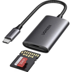 SD / microSD-Kartenleser zu USB-C Ugreen CM401 Kartenlesegerät Adapter Grau - Photo 1/7