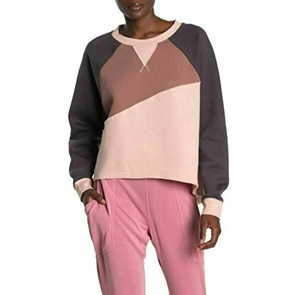 People Womens Pink Long Sleeve Crew Neck Sweater Size XS