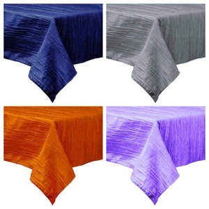 Rechteckige leichte zerkleinerte Taft nahtlose Tischdecke (60"x120" Zoll) - Bild 1 von 40