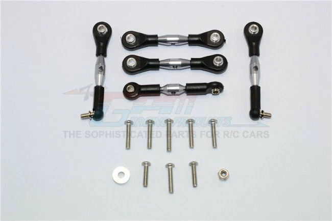 GPM MYT160-GS Aluminum Steering & Servo Tie Rods(5pcs)Set For Axial 1/18 Yeti Jr - Image 1 of 1