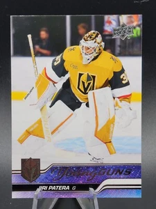 Jiri Patera 2023-24 Upper Deck Series 1 Young Guns Rookie RC #227 Golden Knights - Picture 1 of 2