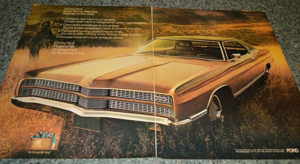 1969 福特有限公司原版大型广告印刷广告69 — 第 1/1 张图片
