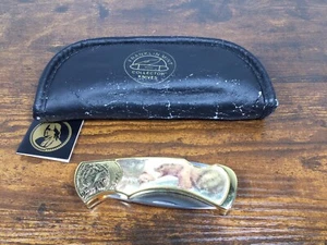 Franklin Mint Collector Knives Pocket Knife Wildlife Series Grizzly Bear - Picture 1 of 5
