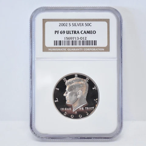 2002-S Kennedy Silver Half Dollar NGC PF69 Ultra Cameo (slx4573) Cover