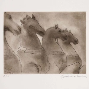 Guidantoni Aquaforte Original Print Art Collectibles Design 50X35 Cm - Picture 1 of 1