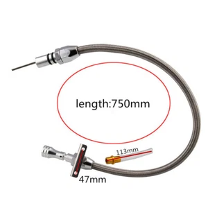 FOR Chevy GM Flexible Stainless 700R4 Transmission Dipstick 700 R4 Tranny-Silver - Picture 1 of 7