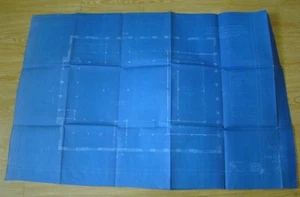 Original 1909 Seattle Passenger Train Station Track Floor Plan Blueprint - Picture 1 of 6