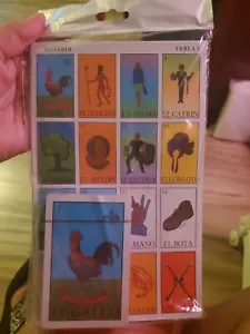 MEXICAN LOTERIA BINGO CARDS GAME 10 PLAYERS 10 BOARDS 54 CARDS - Picture 1 of 4