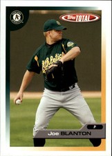 2005 Topps Total Oakland Athletics Baseball Card #376 Joe Blanton
